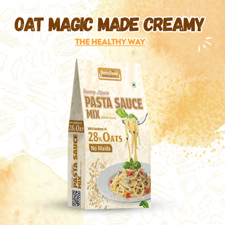 Oats Pasta Sauce Mix, With 28% Oats and 10% Nuts and Seeds, No Additives 180gm