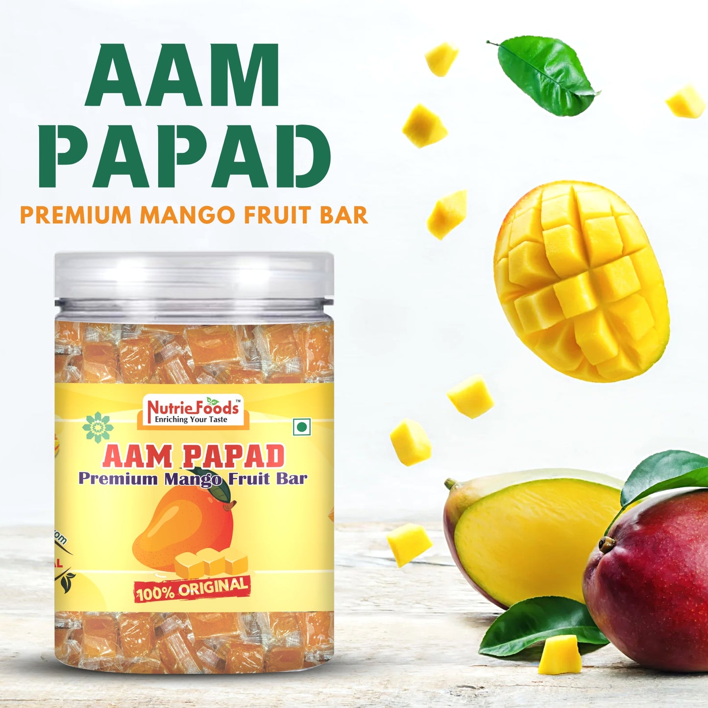 Nutriefoods aam papad creative