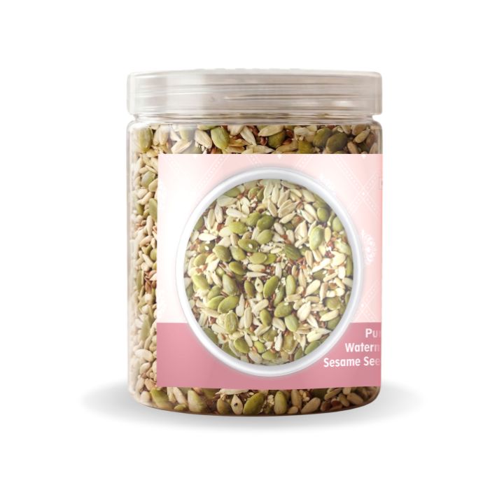 7 in 1 Seed Mix | Roasted in Himalayan Pink Salt | Nutritious, Crunchy & Roasted