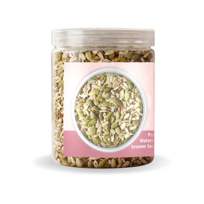 7 in 1 Seed Mix | Roasted in Himalayan Pink Salt | Nutritious, Crunchy & Roasted