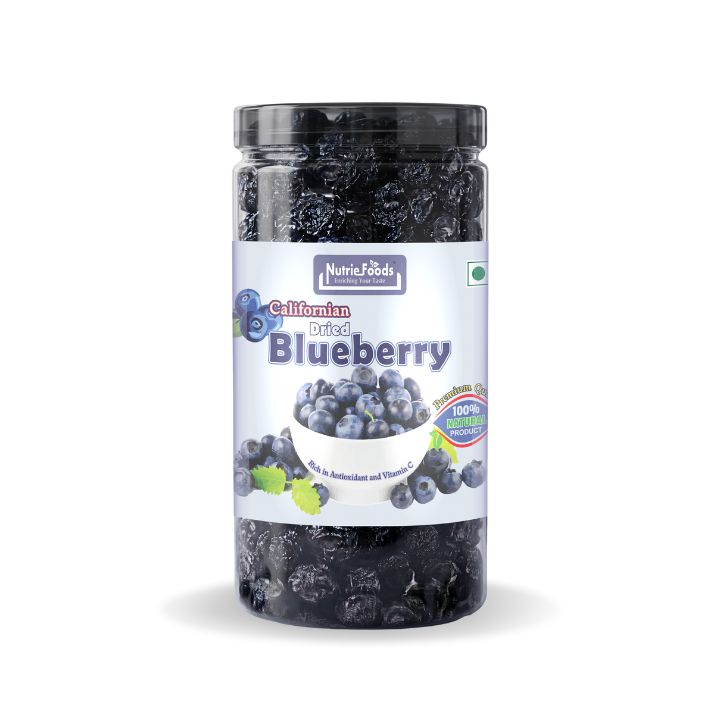 Nutriefoods Premium Dried Whole Blueberry | Product of USA- California (200gm)