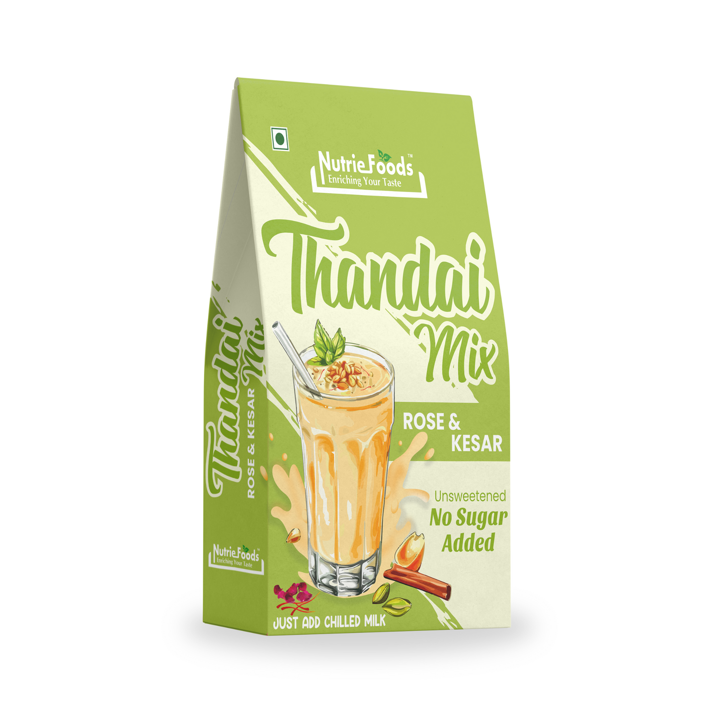 Thandai Mix- No Added Sugar | Instant Thandai Powder | With Goodness of Nuts and Seeds 200gm