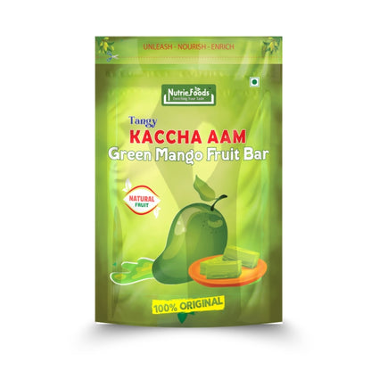 Kaccha Aam Toffee | Green Mango Fruit Bar | 100% Natural Fruit Candy | Premium Raw Mango Toffee