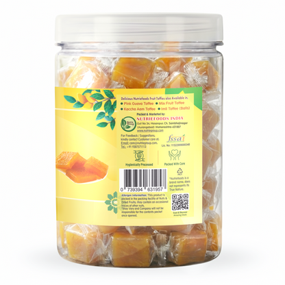 Nutriefoods Aam Papad | 100% Natural Fruit Pulp Candy | Premium Mango Fruit Bar