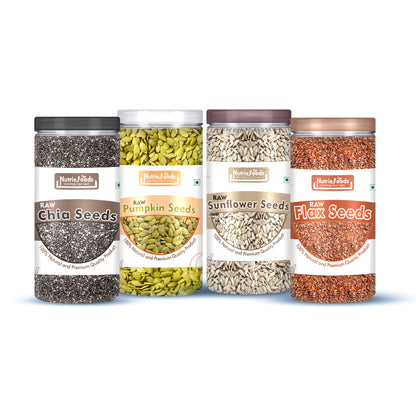 Nutriefoods 100% Raw Premium Pumpkin Seeds | Power Packed with Nutrition (200gm)