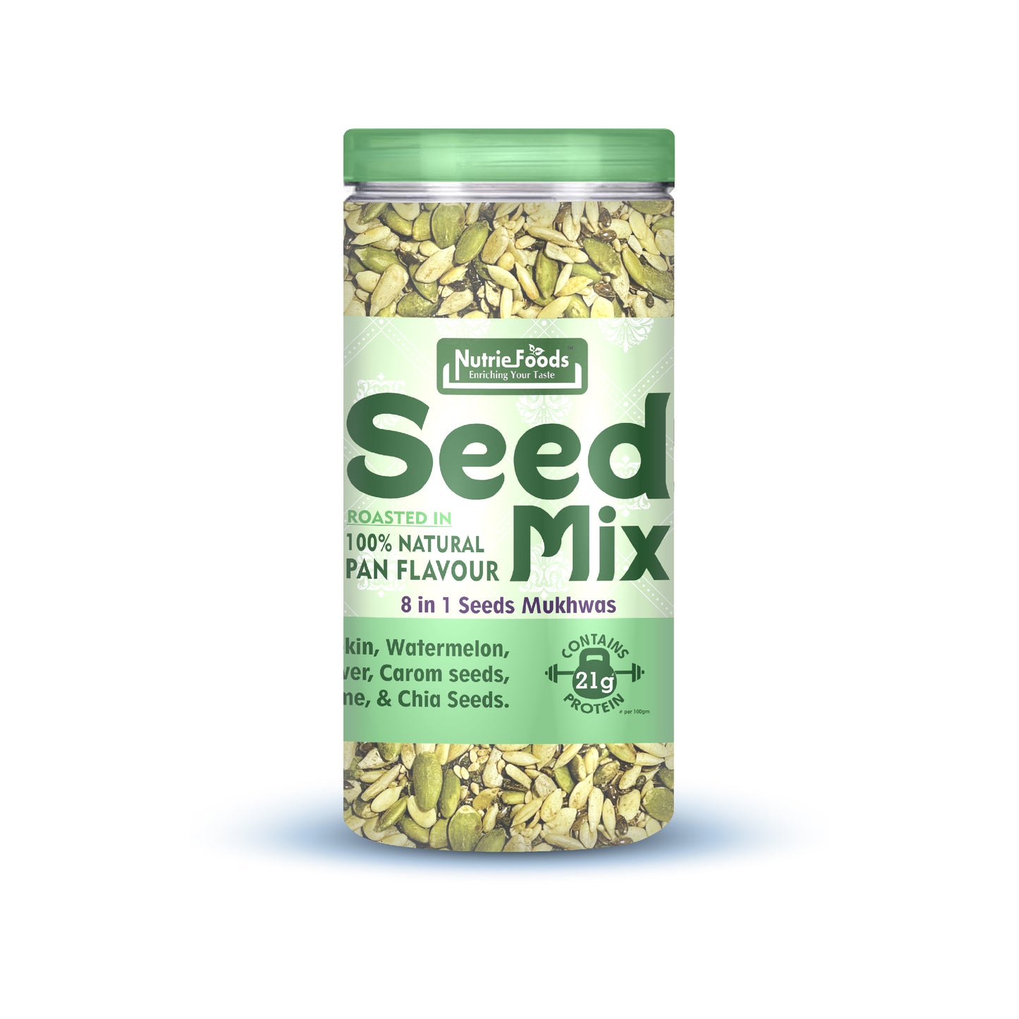 Nutriefoods Nutritious Crunchy 8 in 1 Seed Mix Mukhwas (Mouthfreshner) (180gm)