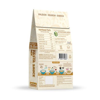 Oats Pasta Sauce Mix, With 28% Oats and 10% Nuts and Seeds, No Additives 180gm