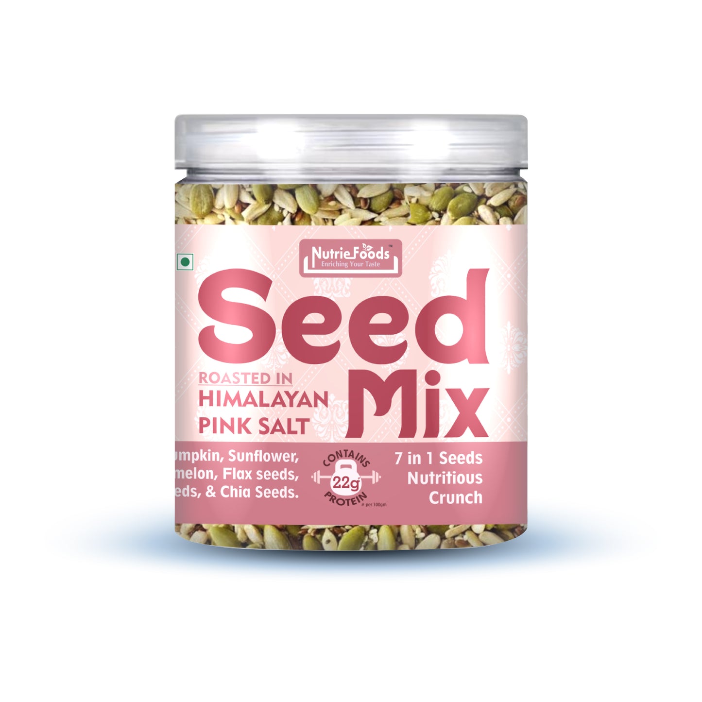 7 in 1 Seed Mix | Roasted in Himalayan Pink Salt | Nutritious, Crunchy & Roasted