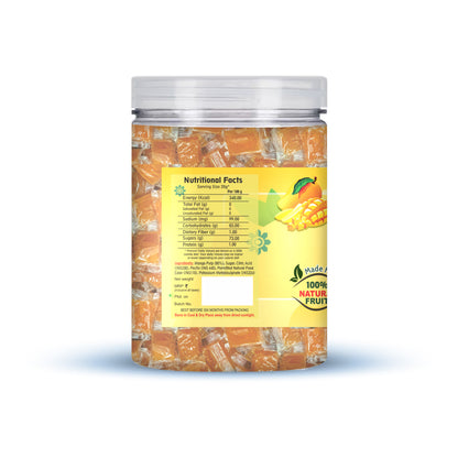 Nutriefoods Aam Papad | 100% Natural Fruit Pulp Candy | Premium Mango Fruit Bar