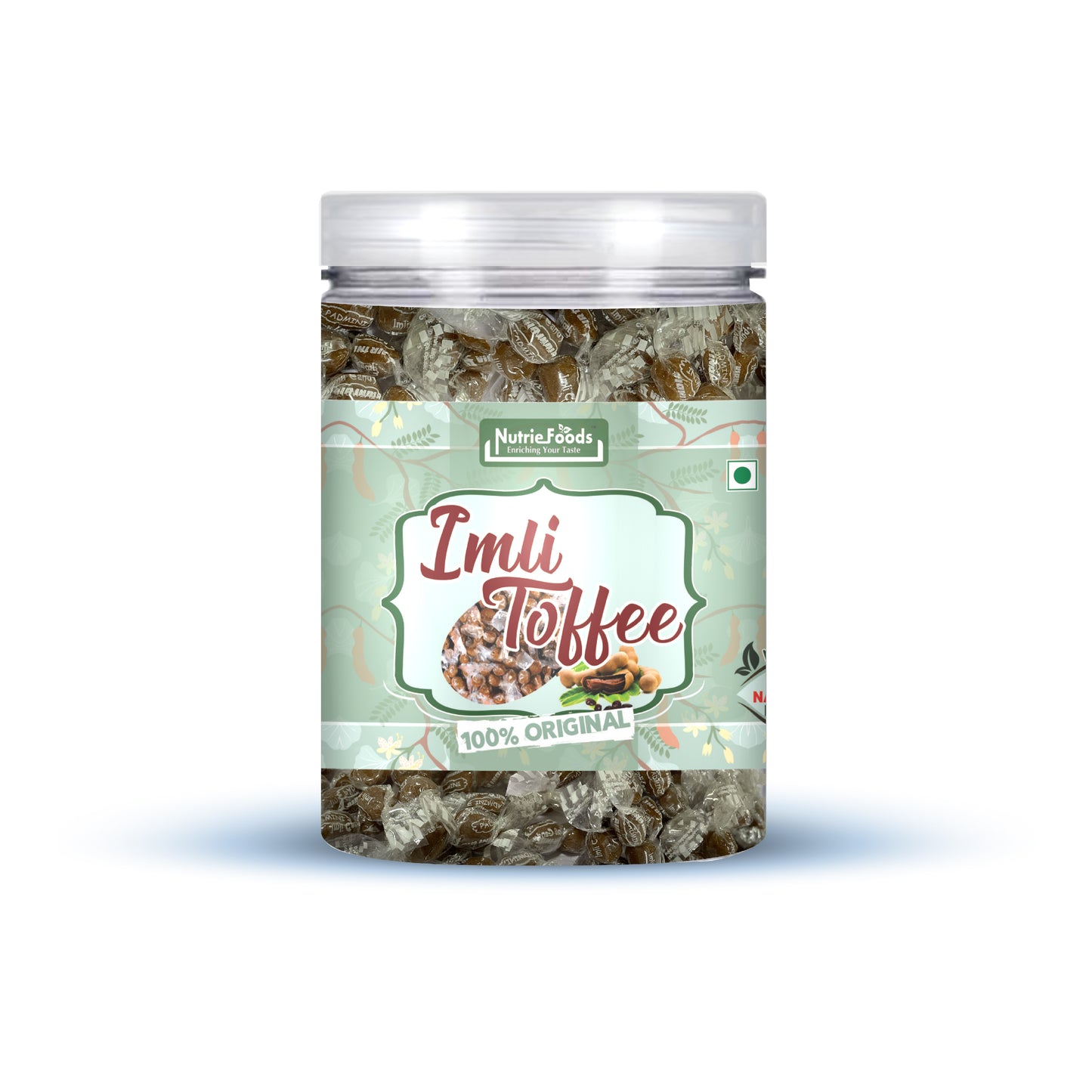 Nutriefoods Imli Toffee (Tamarind Toffee), 100% Natural Product | No Added Additives | Tangy Sweet & Sour Taste (350gm)