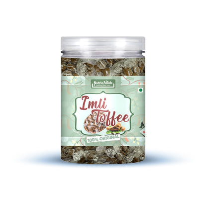 Nutriefoods Imli Toffee (Tamarind Toffee), 100% Natural Product | No Added Additives | Tangy Sweet & Sour Taste (350gm)
