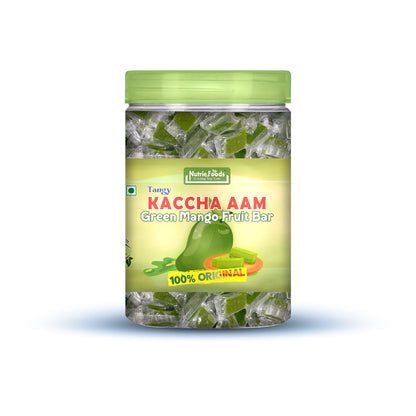 Kaccha Aam Toffee | Green Mango Fruit Bar | 100% Natural Fruit Candy | Premium Raw Mango Toffee
