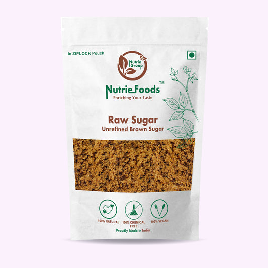 Nutriefoods Dark Brown Raw Sugar | Unrefined, 100% Chemical Free and Natural (1600 gm)