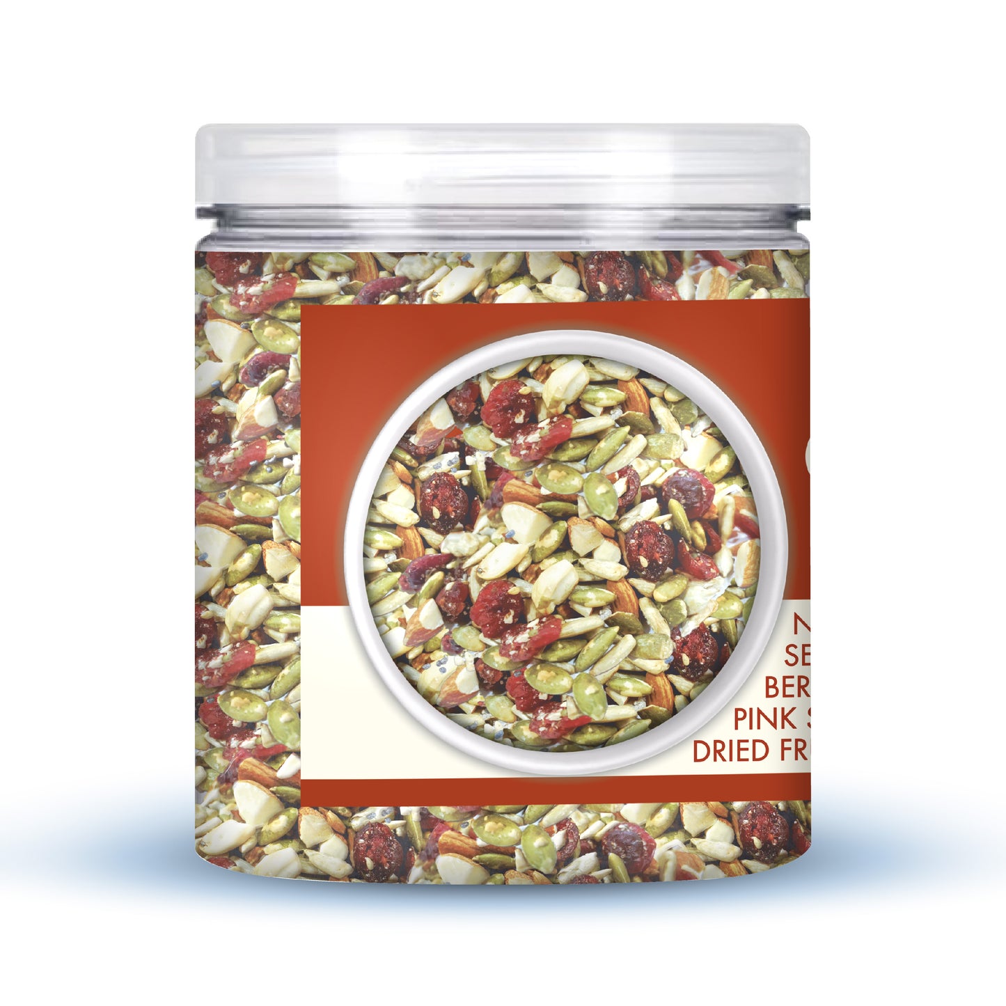 Nutriefoods Signature Dryfruit Trail Mix | Roasted in Himalayan Pink Salt, Blend of Nuts, Berries, and Seeds